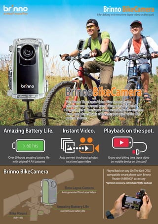 Brinno Time Lapse BikeCamera BBC100