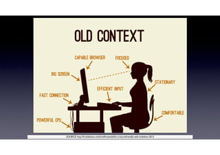 SOURCE: http://fr.slideshare.net/bradfrostweb/for-a-futurefriendly-web-mobilism-2012
 