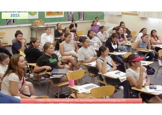 2015
Crédits:	h*p://www.spacegrant.nau.edu/stargazer/Classroom%20group.JPG
 