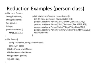 Java 8 Examples | PPT