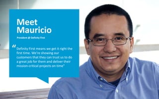 DefinityFirst-OverviewUSA_RH | PPTX | Business | Business and Finance