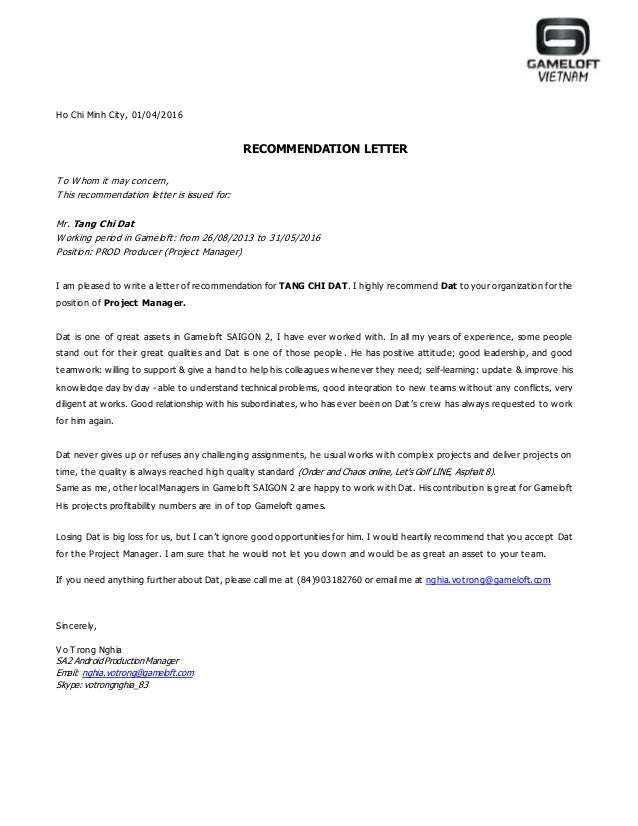 recommendation letter refusing to write a recommendation letter