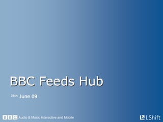 BBC Feeds Hub primer