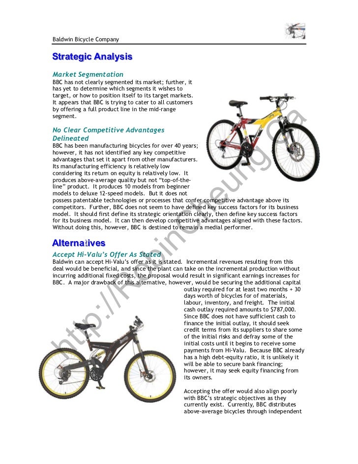 Majestic bicycle company case study picture