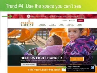 Trend #4: Use the space you can’t see
17 #bbcon
 