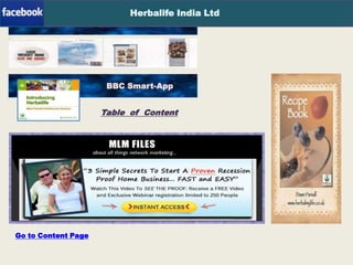 Herbalife India Ltd
Timeline-Content
Download-App
Page-1
Page-2
Page-3
BBC Smart-App
Smart-App
Table of Content
Go to Content Page