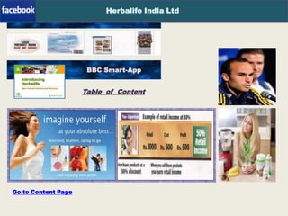 Herbalife India Ltd
Timeline-Content
Download-App
Page-1
Page-2
Page-3
Page-4
BBC Smart-App
Smart-App
Table of Content
Go to Content Page