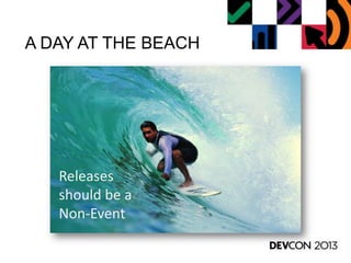 A DAY AT THE BEACH
Releases
should be a
Non-Event
 