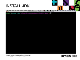 INSTALL JDK
http://youtu.be/Pt7cg3oa4Hs
0%
http://youtu.be/Pt7cg3oa4Hs
 