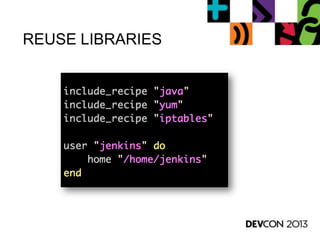 REUSE LIBRARIES
 