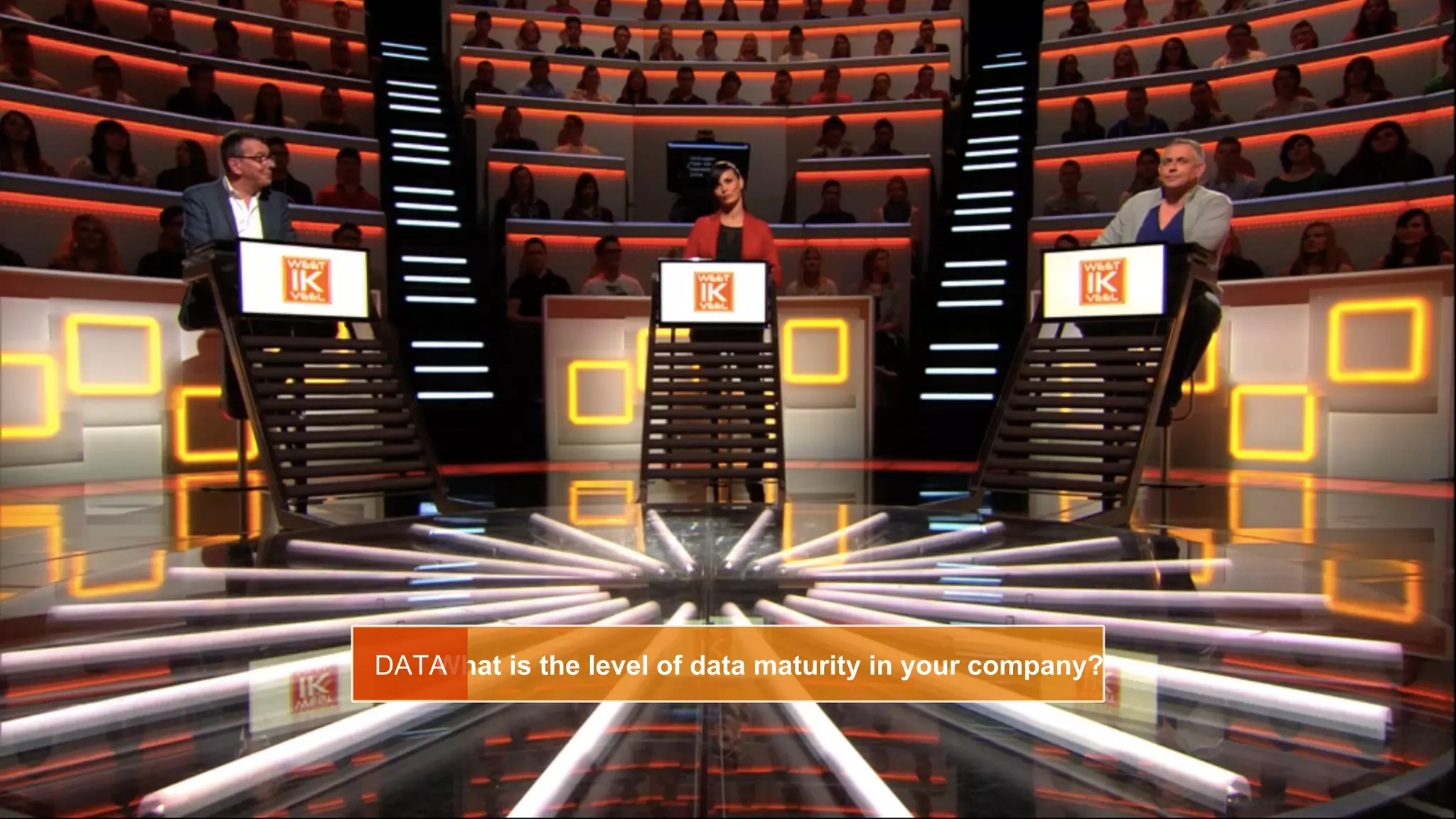 What is the level of data maturity DATA in your company? 
 