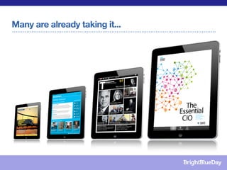 Many are already taking it...
 