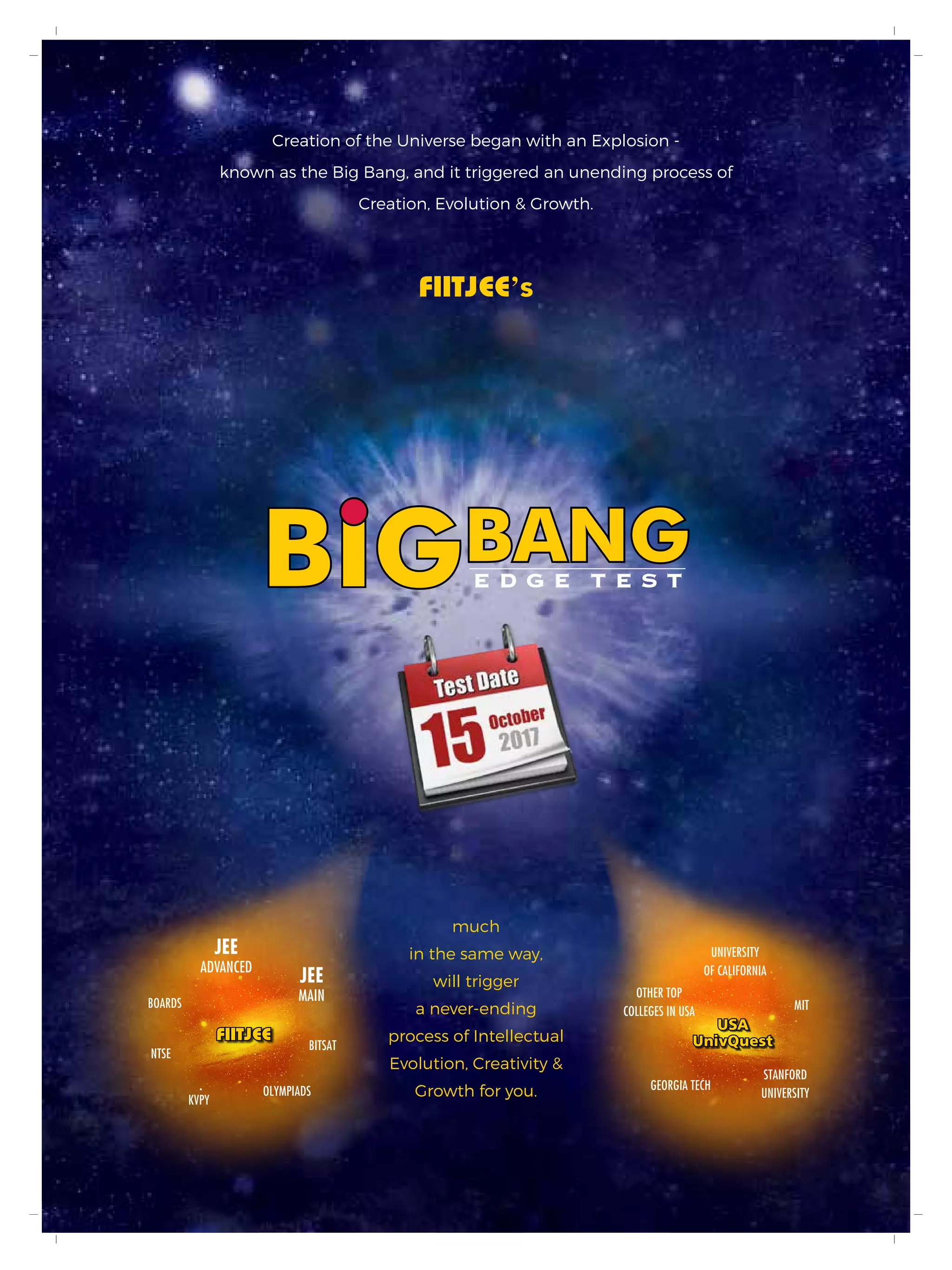 Big Bang Edge Test | PDF