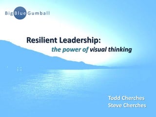 Resilient Leadership:
       the power of visual thinking




                          Todd Cherches
                          Steve Cherches
 