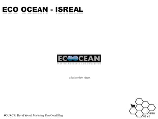 ECO OCEAN - ISREAL




                                                click to view video




SOURCE: David Yeend, Market...