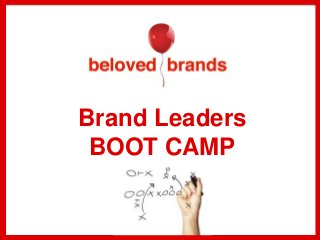 Brand Leaders
BOOT CAMP
 