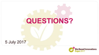 QUESTIONS?
5 July 2017
 
