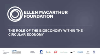 3
THE ROLE OF THE BIOECONOMY WITHIN THE
CIRCULAR ECONOMY
Core
Philanthropic
Partner:
Global
Partners:
 