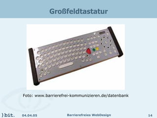 Barrierefreies Webdesign