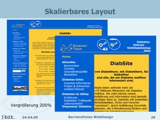 Barrierefreies Webdesign