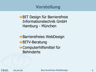 Barrierefreies Webdesign