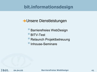 Barrierefreies Webdesign