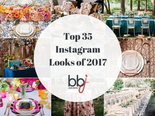 Top 35
Instagram
Looks of 2017
 