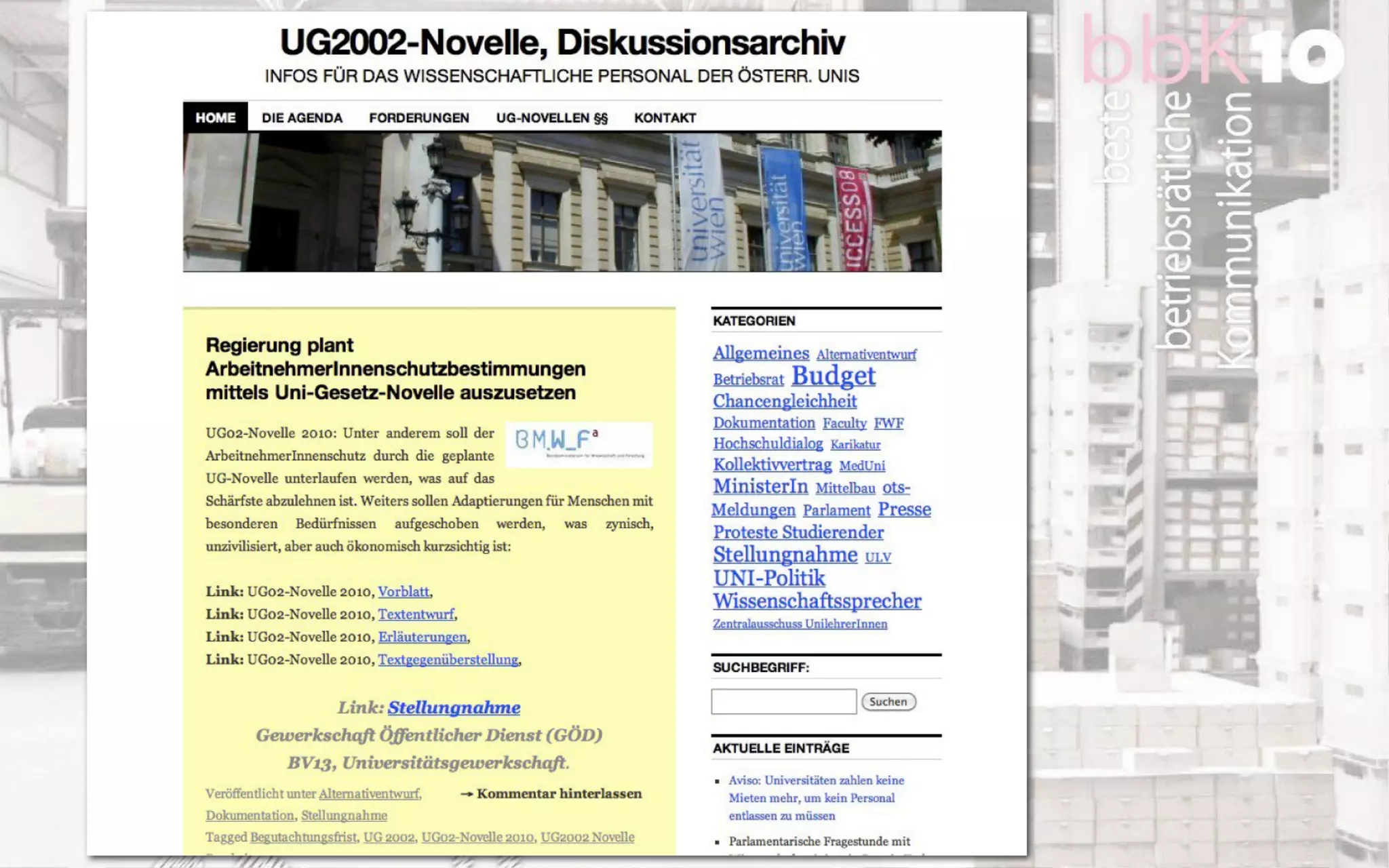 bbk10: Bilanz von 3 Jahren BlogOffensive