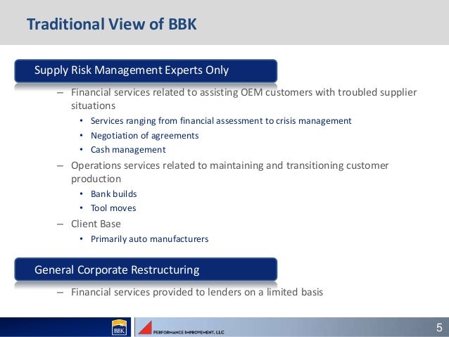 Bbk And Performance Improvement Llc Introduction To The New Bbk