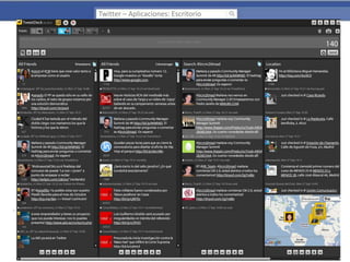 Twitter – Aplicaciones: Escritorio

 