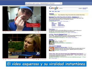Análisis del caso: DOMINO’S PIZZA

El vídeo asqueroso y su viralidad instantánea

 