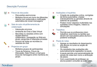 Permite a reflexãopública e partilhada com colegas