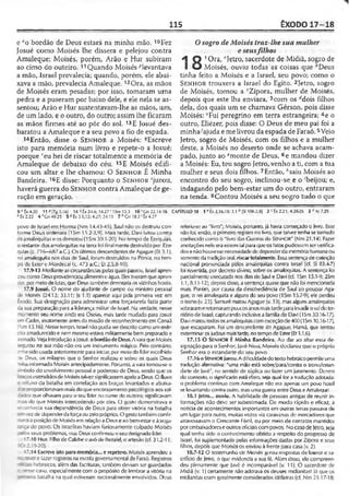 115 ÊXODO 17-18
e °o bordão de Deus estará na minha mão. 10Fez
Josué como Moisés lhe dissera e pelejou contra
Amaleque; Moisés, porém, Arão e Hur subiram
ao cimo do outeiro.11Quando Moisés ''levantava
a mão, Israel prevalecia; quando, porém, ele abai­
xava a mão, prevalecia Amaleque.12Ora, as mãos
de Moisés eram pesadas; por isso, tomaram uma
pedra e a puseram por baixo dele, e ele nela se as­
sentou; Arão e Hur sustentavam-lhe as mãos, um,
de um lado, e o outro, do outro; assim lhe ficaram
as mãos firmes até ao pôr do sol. 13E Josué des­
baratou a Amaleque e a seu povo a fio de espada.
14Então, disse o S e n h o r a Moisés: ''Escreve
isto para memória num livro e repete-o a Josué;
porque reu hei de riscar totalmente a memória de
Amaleque de debaixo do céu. 15E Moisés edifi-
cou um altar e lhe chamou: O S e n h o r É Minha
Bandeira. 16E disse: Porquanto o S e n h o r sjurou,
haverá guerra do S e n h o r contra Amaleque de ge­
ração em geração.
Osogro de Moisés traz-lhesua mulher
e seusfilhos
A O 10ra, "Jetro, sacerdote de Midiã, sogro de
I O Moisés, ouviu todas as coisas que í;Deus
tinha feito a Moisés e a Israel, seu povo; como o
S e n h o r trouxera a Israel do Egito. 2Jetro, sogro
de Moisés, tomou a cZípora, mulher de Moisés,
depois que este lha enviara, 3com os ^dois filhos
dela, dos quais um se chamava Gérson, pois disse
Moisés: eFui peregrino em terra estrangeira; 4e o
outro, Eliézer, pois disse: O Deus de meu pai foi a
minha^ajuda e me livrou da espada de Faraó.5Veio
Jetro, sogro de Moisés, com os filhos e a mulher
deste, a Moisés no deserto onde se achava acam­
pado, junto ao ■‘■'monte de Deus, 6e mandou dizer
a Moisés: Eu, teu sogro Jetro, venho a ti, com a tua
mulher e seus dois filhos. 7Então, ;,saiu Moisés ao
encontro do seu sogro, inclinou-se e o 'beijou; e,
indagando pelo bem-estar um do outro, entraram
na tenda. 8Contou Moisés a seu sogro tudo o que
9 0 tx 4.20 I I P [Tg 5.1&) 14 1 Êx 24.4; 34.27 '1 Sm 15.3 16 5Gn 22.14-16 CAPÍTULO 18 1 5Êx 2.16,18; 3.1 b |SI 106.2,8] 2 c Éx 2.21; 4.20-26 3 <>At 7.29
eÊx 2.22 4 'Cn 49.25 S« Êx3.1,12; 4.27; 24.13 7 ''Gn 18.2'Êx 4.27
povo de Israel em Horma (Nm 14.43-45). Saul não os destruiu con­
forme Deus ordenara (1Sm 15.2-3,9). Mais tarde, Davi lutou contra
osamalequitas e osderrotou (1Sm 30.1-20). No tempode Ezequias,
0 restante dosamalequitas na terra foi finalmente destruído por Eze­
quias(ç. 716—687 a.C.). Os últimos descendentesdeAgague(Et3.1),
rei amalequita nos dias de Saul, foramdestruídos na Pérsia, no tem­
po de Ester e Mordecai (c. 473 a.C.; Et 2.5,8-10).
17.9-13 Medianteascircunstânciaspelasquais passou, Israel apren­
deucomo Deus providencioualimentoeágua. Elestiveramqueapren­
der, por meiode lutas, que Deus tambémderrotaria os vizinhos hostis.
17.9 Josué. O nome do ajudante de campo ou ministro pessoal
de Moisés (24.13; 33.11; Js 1.1) aparece aqui pela primeira vez em
Êxodo. Sua designação para administrar uma força-tarefa fazia parte
da sua preparação paraa liderança militar de Israel. Na verdade, nesse
momento seu nome ainda era Oseias, mais tarde mudado paraJosué
em Cades, exatamente antesda missãode reconhecimentocm Canaã
m 13.16). Nesse tempo, Israel não podiaserdescritocomo umexér-
citoamadurecidoe nemmesmoestava mililarmente bem preparado e
reinado. VejaIntroduçãoaJosué, o bordão de Deus. AvaraqueMoisés
segurou na sua mão não era um instrumento mágico. Pelo contrário,
tinhasidousadaanteriormente parainiciar, por meio dolíder escolhido
de Deus, os milagres que o Senhor realizou e sobre os quais Deus
anhainformadoMoisés antecipadamente. Portanto, a vara tornou-se o
>mbolo do envolvimento pessoal e poderoso de Deus, sendo que os
'âçosestendidosdeMoiséstalvezsignificassemapeloa Deus. O fluxo
---fluxo da batalha em correlação aos braços levantados e abaixa-
3asproporcionavammaisdoqueencorajamentopsicológicoaos sol-
^ados que olhavam para o seu líder no cume do outeiro; significavam
—■aisdo que Moisés intercedendo por eles. O gesto demonstrava e
-;-;onhecia sua dependência de Deus para obter vitória na batalha
vezde dependerdaforçaouzelo próprios. O gestotambémconfir-
-J-aa posiçãodeMoisésem relaçãoa Deus e aobem-estareàsegu-
-ir-ça do povo. Os israelitas haviam furiosamente culpado Moisés
: e.os seus problemas, mas Deus confirmou oseudesignadolíder.
1 r.10 Hur. Filhode Calebe eavóde Bezalel, o artesão(cf. 31.2-11;
1Cr2.19-20).
17.14 Escreve isto para memória... e repete-o. Moisés aprendeu a
r-: e fazerregistros naescola governamental deFaraó. Registros
: j hebraicos, alémdas Escrituras, também deviam ser guardados
t -esse caso, especialmente com o propósito de lembrar a vitória na
zr me<rabatalha na qual estiveram nacionalmente envolvidos. Deus
referiu-seao "livro"; Moisés, portanto, já havia começado o livro. Esse
não foi, então, o primeiro registrono livro, que talveztenhase tornado
conhecido como o "livro das Guerras do SENHOR" (Nm 21.14). Fazer
anotações neleera essencial paraqueos fatos pudessem serverifica­
dosenãohouvessenecessidadededependerda memóriahumanaou
somenteda tradiçãooral. riscar totalmente. Essasentençade extinção
nacional pronunciada pelos amalequitas contra Israel (cf. SI 83.4-7)
foi revertida, por decreto divino, sobre os amalequitas. A sentença foi
parcialmente executada nos dias de Saul e Davi (cf. 1Sm 15.1-9; 2Sm
1.1; 8.11-12); depois disso, asentença quaseque nãofoi mencionada
mais. Porém, por causa da desobediência de Saul ao poupar Aga­
gue, o rei amalequita e alguns do seu povo (ISm 15.7-9), ele perdeu
o trono (v. 23). Samuel matouAgague (v. 33), mas alguns amalequitas
sobrarameretornarampoucosanosmaistardeparainvadirosuldoter­
ritóriode Israel, capturando inclusiveafamíliade Davi (1Sm30.16-17).
Davi matoutodososamalequitascomexceçãode400(1Sm30.16-17),
que escaparam. Foi um descendente de Agague, Hamã, que tentou
exterminarosjudeus maistardo, notempodeEsfer(Et3.1,6).
17.15 O SENHOR É Minha Bandeira. Ao dar ao altar essa de­
signação para o Senhor, Javé Nissi, Moisés declarou que o próprio
Senhor era o estandarte do seu povo.
17.16o Senhor jurou. A dificuldadedotextohebraicopermiteuma
tradução alternativa: "uma mão está sobre/para/contra o trono/estan­
darte de lavé", no sentido de súplica ou fazer umjuramento. Dentro
do contexto;o significadoestá daro, seja qual for a tradução adotada:
o problema contínuo com Amaleque não era apenas um povo hostil
selevantandocontra outro, masuma guerra entre DeuseAmaleque.
18.1 Jetro... ouviu. A habilidade de pessoas antigas de reunir in­
formações não deve ser subestimada. De modo rápido e eficaz, a
noticia de acontecimentos importantes em outras terras passava de
um lugar para outro, muilas vezes via caravanas de mercadores que
atravessavam o Crescente Fértil, ou por meio de contatos mantidos
porembaixadoreseoutrosoficiaiscompovos. Nocaso deJetro, seja
qual tenha sido o conhecimento obtido a respeito do progresso de
Israel, foi suplementado pelas informações dadas por Zípora e seus
filhos, depois que Moisés os enviou à frente para casa (v. 2).
18.7-12 O testemunho de Moisés gerou respostas de louvor e sa­
crifício de Jetro, o que evidencia a sua fé. Além disso, ele compreen­
deu plenamente que Javé é incomparável (v. 11). O sacerdote de
Midiã (v. 1) certamente não adorava os deuses midianitas! Já que os
midianitas eram geralmente considerados idólatras (cf. Nm 25.17-18;
 