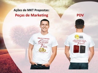 Ações de MKT Propostas: 
Peças de Marketing 
PDV  