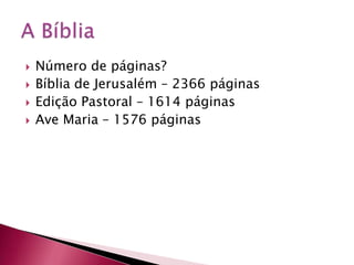 Bíblia sagrada | PPTX
