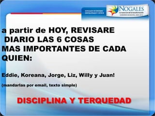 THE “TOUCH IT ONCE” RULE“Si lo tocas, tomarás acción”E-mails con SubjectsDESCRIPTIVOS(cambiarsiesnecesario)