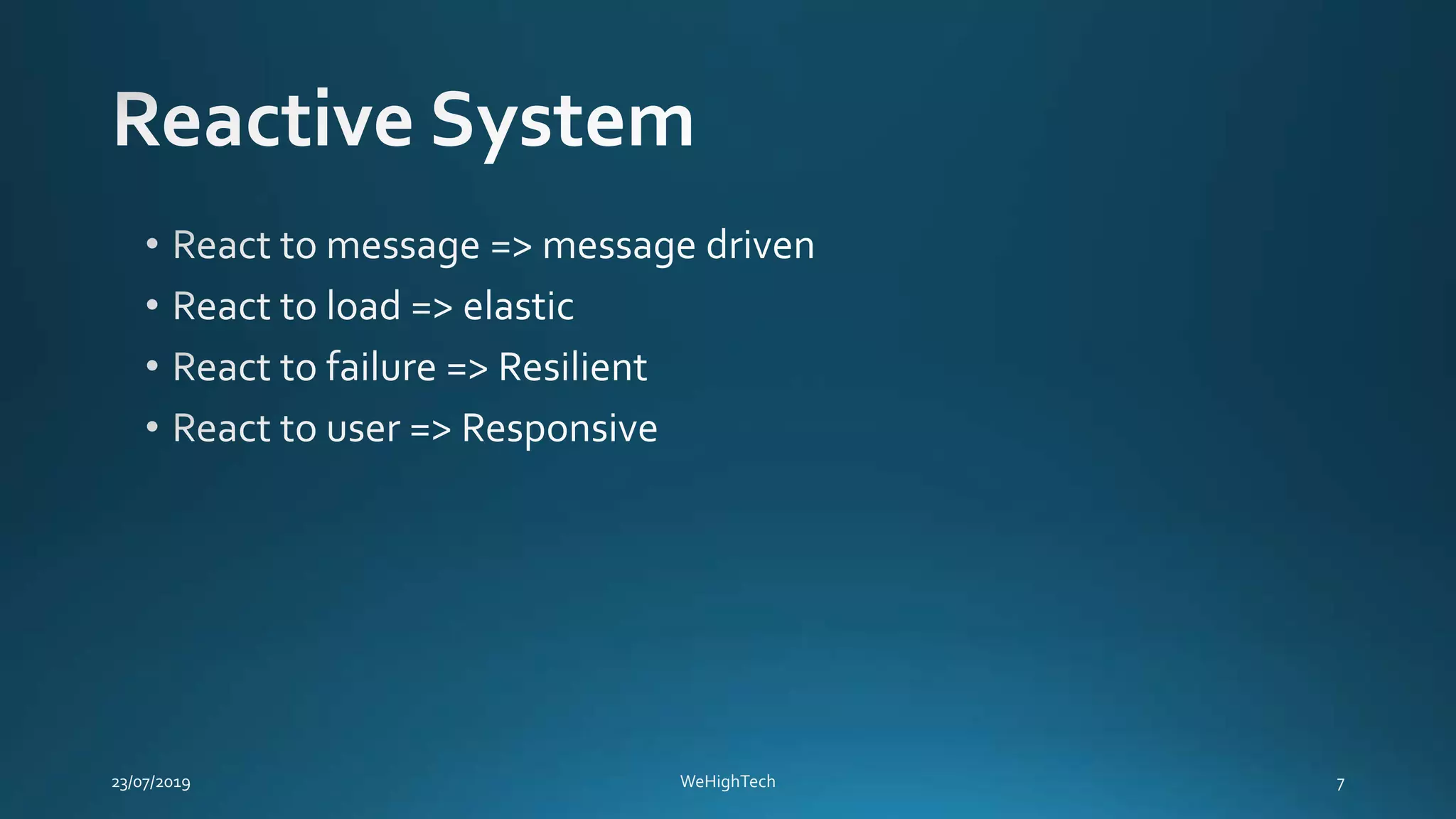 BBL Reactive Programming | PPTX