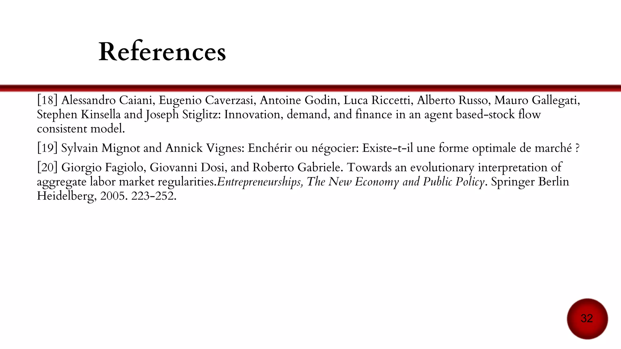 Agent-0
“Toy” language, created in 1993
Starting point of Agent Oriented Languages
Consists in 3 types of languages:
● Beliefs
● Messages
● Commitments
Not FIPA compliant (posterior)
Compiler written in Lisp
32
Yoav Shoham. An overview of agent-oriented programming. Software agents, 1997, vol. 4.
 
