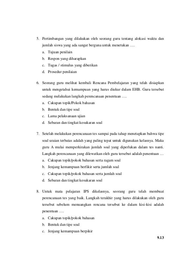 Penilaian Portofolio Ips Sd