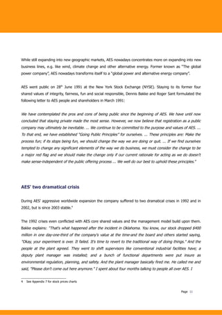 Beyond Budgeting Case Study AES