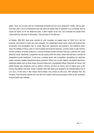 Beyond Budgeting Case Study AES