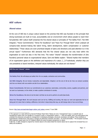 Beyond Budgeting Case Study AES