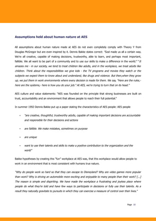 Beyond Budgeting Case Study AES