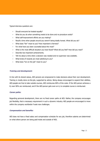 Beyond Budgeting Case Study AES