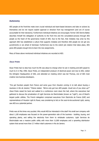 Beyond Budgeting Case Study AES