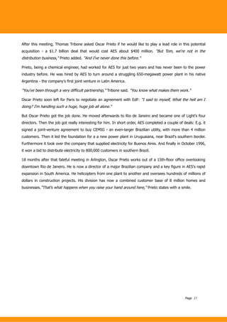 Beyond Budgeting Case Study AES