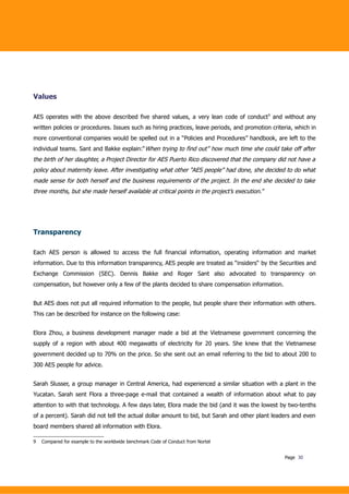 Beyond Budgeting Case Study AES