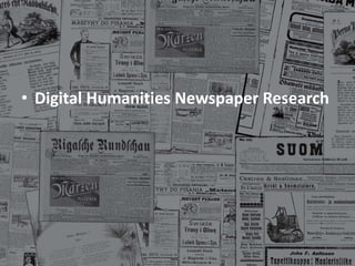Extrablatt: The Latest News on Newspaper Digitisation in Europe