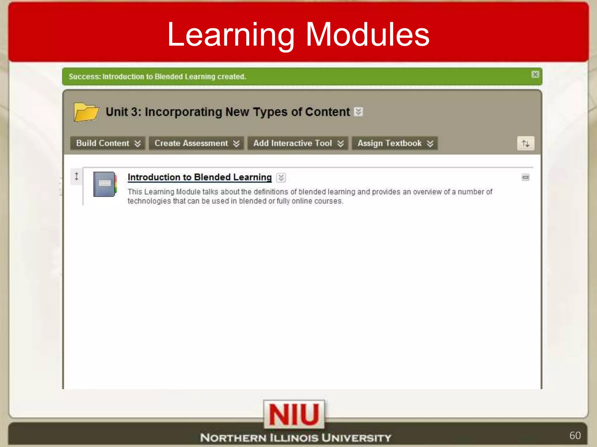 Learning Modules60