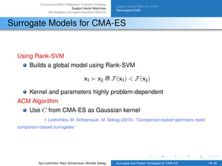New Surrogate-Assisted Search Control and Restart Strategies for CMA-ES ...
